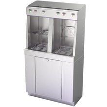Load image into Gallery viewer, SS two spot instore water dispenser including ozone rinser, UV and Carbon filter. MADE IN CANADA