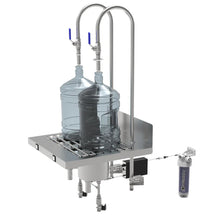 Load image into Gallery viewer, SS counter top 18.9L bottle ozone rinser and filler. For self serve waterstores. MADE IN CANDA