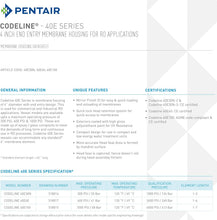 Load image into Gallery viewer, Pentair Codeline (40E30N) 4" x 40" 300 PSI; End Port Membrane HOUSING
